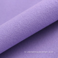 0.6mm Nonwoven sentetik mikrofiber süet PU deri